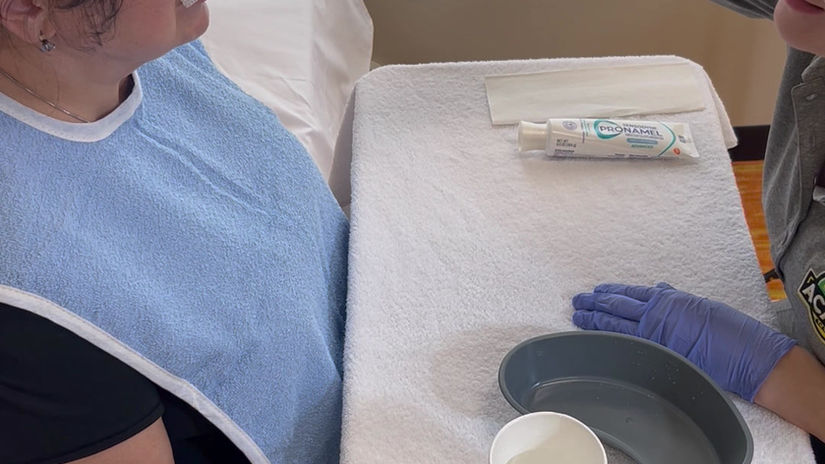 'The Best' Assisting a Client with Mouth Care Demonstration - Home Care Aides Skills Training